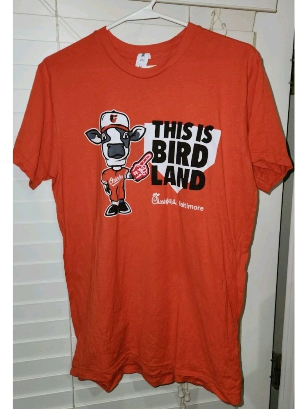 Baltimore Orioles “This Is Birdland” Chick-Fil-A T-Shirt  Size MEDIUM
